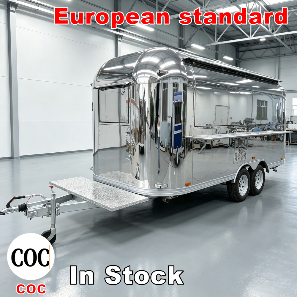 Custom Pizza Mobile Food Trailer Fully Equipped Water System Food Truck Shop Kitchen Equipment Manufacturer
