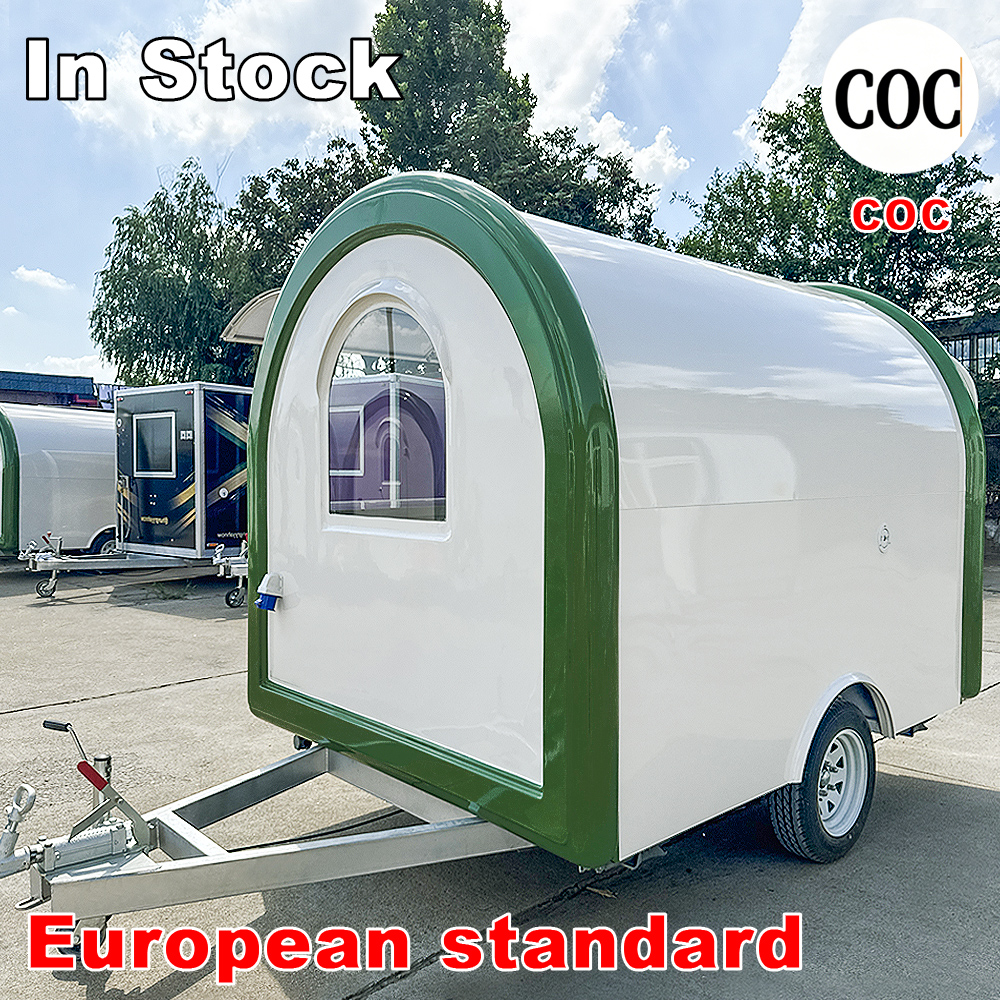 Custom Pizza Mobile Food Trailer Fully Equipped Water System Food Truck Shop Kitchen Equipment Manufacturer